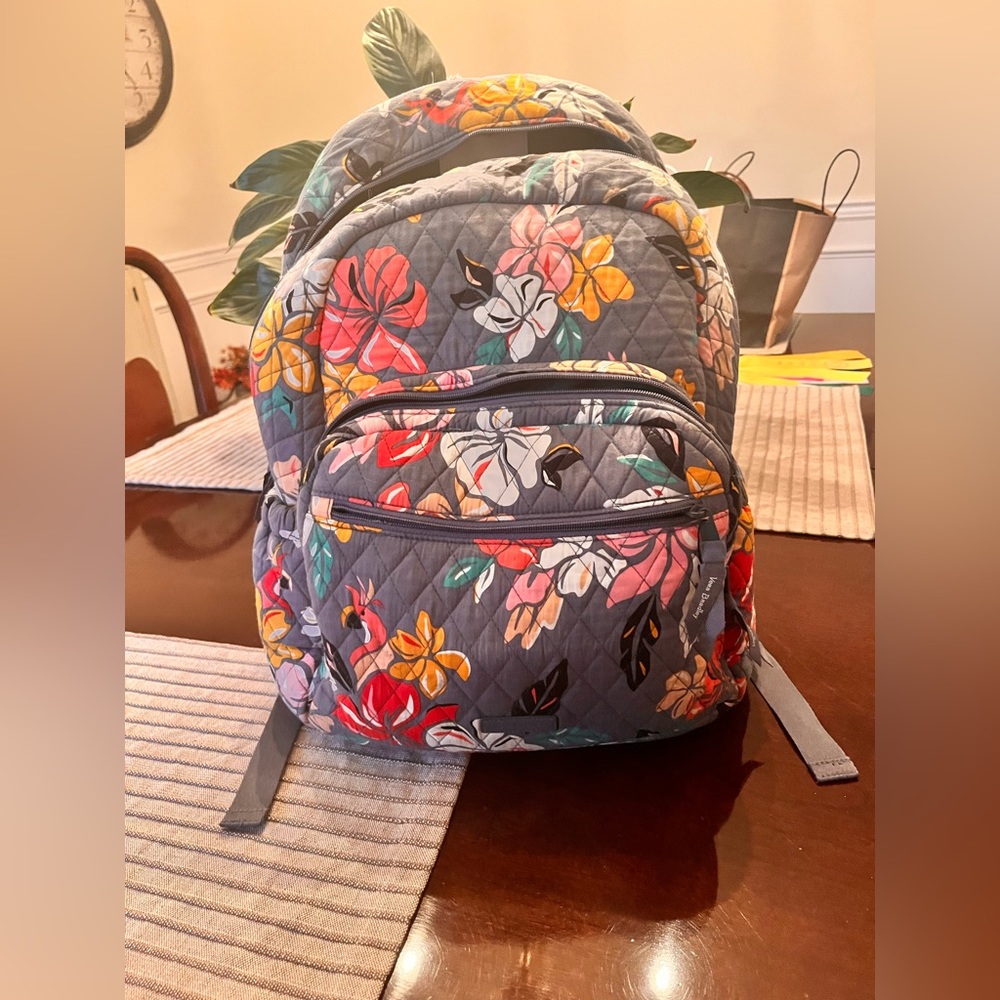 Vera Bradley Flamingo Floral Print Backpack